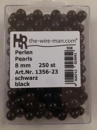 Pearls black 8 mm. 250 p.